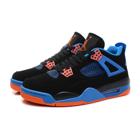 Мужские баскетбольные кроссовки Nike air jordan 4 Black/Blue