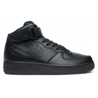 Кроссовки Air Force 1 Mid 07 (black) со скидкой