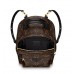 Женский брендовый коричневый рюкзак Louis Vuitton Broun Sm