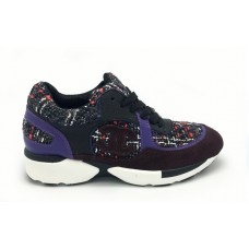 Женские брендовые кроссовки Chanel EX Sport Black/White/B Женские брендовые кроссовки Chanel EX Sport Black/White/B