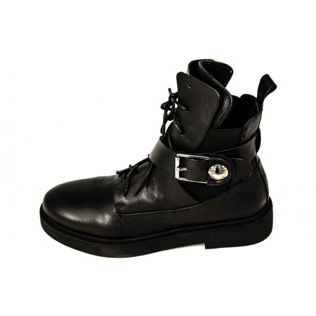 Женские осенние брендовые ботинки Louis Vuitton Black