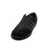 Замшевые черные кеды Adidas Hamburg Black