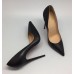 Женские кожаные туфли Christian Louboutin черные