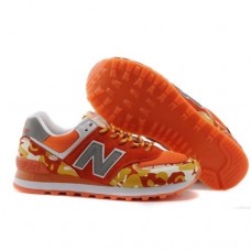 Женские летние кроссовки New Balance 574 Orange Military Женские летние кроссовки New Balance 574 Orange Military