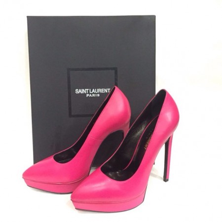 Женские Туфли Saint Laurent Pink