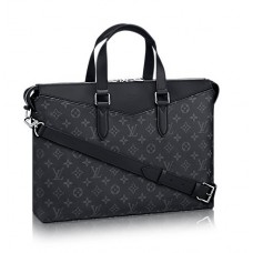 Мужской брендовый кожаный портфель Louis Vuitton Explorer Blue Мужской брендовый кожаный портфель Louis Vuitton Explorer Blue