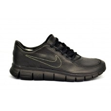 Мужские кожаные кроссовки Nike Free Run 5.0 Black