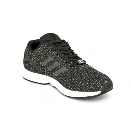 Черные летние кроссовки Adidas ZX Flux Black