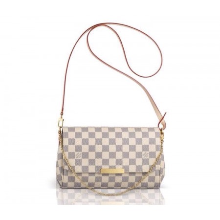 Женская брендовая сумка (клатч) Louis Vuitton Favorite White
