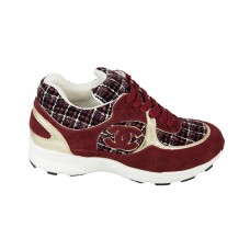Женские брендовые кроссовки Chanel EX Sport Red/White Женские брендовые кроссовки Chanel EX Sport Red/White