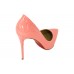 Женские лакированные туфли Christian Louboutin Pigalle розовые