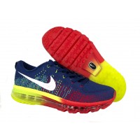 Кроссовки Nike Air Max Flyknit Blue/Red/Yellow