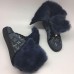 Женские зимние замшевые кеды Louis Vuitton синие