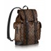 Мужской брендовый кожаный рюкзак Louis Vuitton Christopher PM Broun