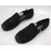 Женские замшевые сандалии Chanel Cruise черные