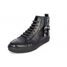 Мужские высокие осенние ботинки Philipp Plein Anniston с молнией Мужские высокие осенние ботинки Philipp Plein Anniston с молнией