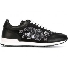 Женские черные кожаные кроссовки Philipp Plein Anniston Женские черные кожаные кроссовки Philipp Plein Anniston