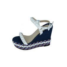 Женские босоножки Christian Louboutin High Dark Blue Женские босоножки Christian Louboutin High Dark Blue