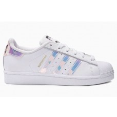 Женские летние кроссовки Adidas Superstar White/Silver Женские летние кроссовки Adidas Superstar White/Silver