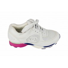 Женские брендовые кожаные кроссовки Chanel EX Sport White Женские брендовые кожаные кроссовки Chanel EX Sport White