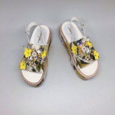Босоножки Dolce&Gabbana Yellow/White Босоножки Dolce&Gabbana Yellow/White