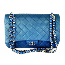 Женская сумка Chanel Medium Blue V Женская сумка Chanel Medium Blue V