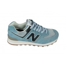 Женские летние кроссовки New Balance 574 Blue/Black Женские летние кроссовки New Balance 574 Blue/Black