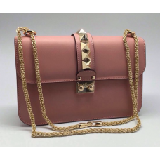 Женская кожаная сумка Valentino бежевая Женская кожаная сумка Valentino бежевая