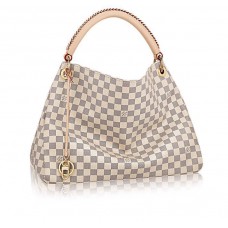Женская брендовая кожаная сумка Louis Vuitton Artsy White Женская брендовая кожаная сумка Louis Vuitton Artsy White