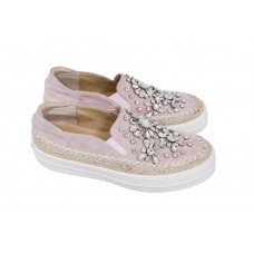 Женские слипоны Giuseppe Zanotti Beige Женские слипоны Giuseppe Zanotti Beige