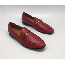 Женские летние кожаные лоферы Gucci красные Женские летние кожаные лоферы Gucci красные
