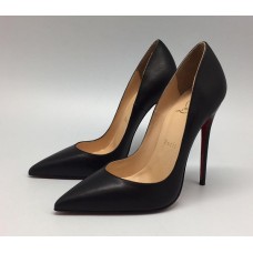 Женские кожаные туфли Christian Louboutin черные Женские кожаные туфли Christian Louboutin черные