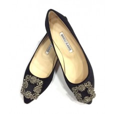 Женские летние лоферы Manolo Blahnik черные Женские летние лоферы Manolo Blahnik черные