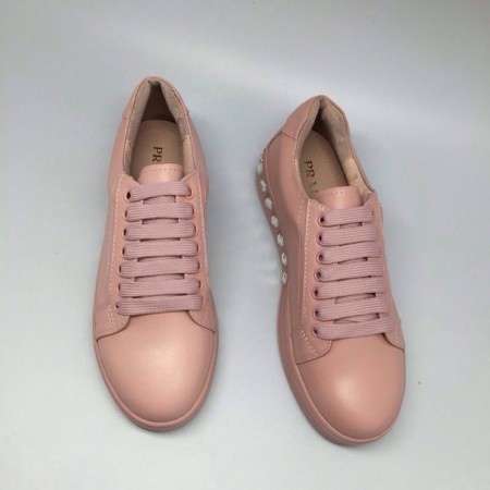 Женские кроссовки Prada Pink