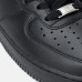 Кроссовки высокие кожаные Nike Air Force 1 Mid 07 (black)