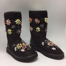 Женские угги Dolce & Gabbana Black FL Женские угги Dolce & Gabbana Black FL