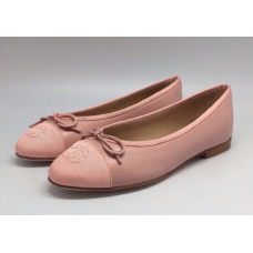 Женские брендовые розовые балетки Chanel Low Pink Женские брендовые розовые балетки Chanel Low Pink