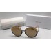 Женские солнцезащитные очки Jimmy Choo со стразами золотые