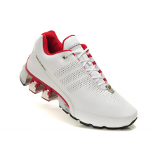 Мужские белые кожаные кроссовки Adidas Porsche Design Run Bounce SL P5000 (White/Red) Мужские белые кожаные кроссовки Adidas Porsche Design Run Bounce SL P5000 (White/Red)