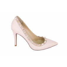 Женские лакированные кремовые туфли Valentino Garavani Rockstud Женские лакированные кремовые туфли Valentino Garavani Rockstud