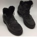 Женская зимняя обувь Jimmy Choo черная с мехом