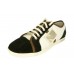Мужские кожаные кроссовки Dolce&Gabbana черно-белые