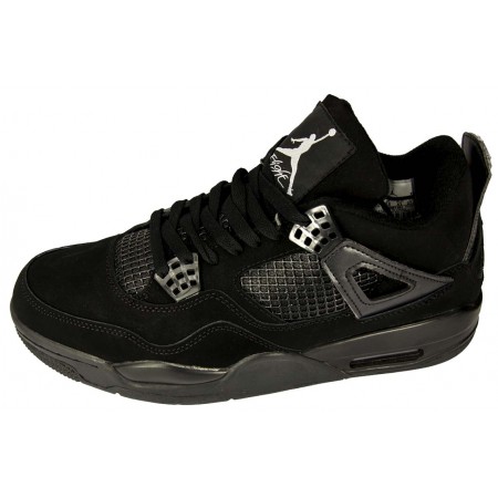 Мужские баскетбольные кроссовки Nike air jordan 4 NEW BLACK