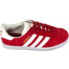 Замшевые кеды Adidas Gazelle Red