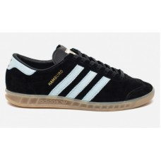 Мужские замшевые кеды Adidas Hamburg Black/White Мужские замшевые кеды Adidas Hamburg Black/White