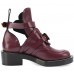 Женские ботинки Balenciaga Leather Bordo