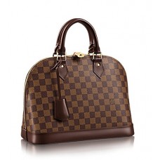 Женская кожаная брендовая сумка Louis Vuitton Alma Broun Женская кожаная брендовая сумка Louis Vuitton Alma Broun