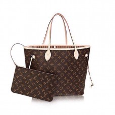 Женская брендовая кожаная Сумка Louis Vuitton NeverFull Broun Женская брендовая кожаная Сумка Louis Vuitton NeverFull Broun