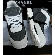 Женские брендовые кроссовки Chanel EX Sport Grey Женские брендовые кроссовки Chanel EX Sport Grey