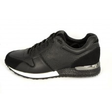 Мужские брендовые кожаные кроссовки Louis Vuitton Run Away Sneakers Black Мужские брендовые кожаные кроссовки Louis Vuitton Run Away Sneakers Black